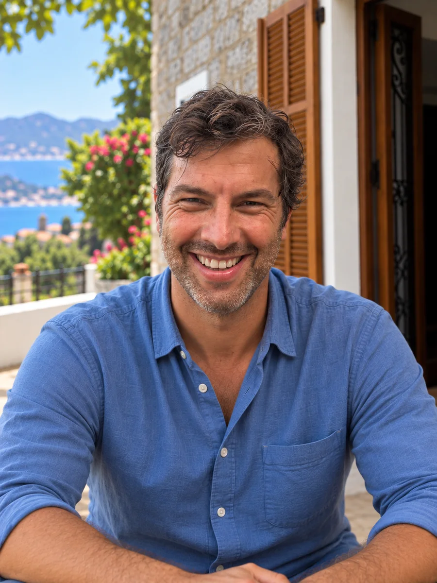 Julien Paoli, à l’origine de VitaMina, souriant.